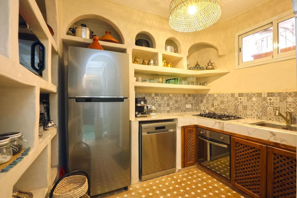 Riad El Khir En Centre Ville Rooftop Et Bassin Marrakesch Exterior foto