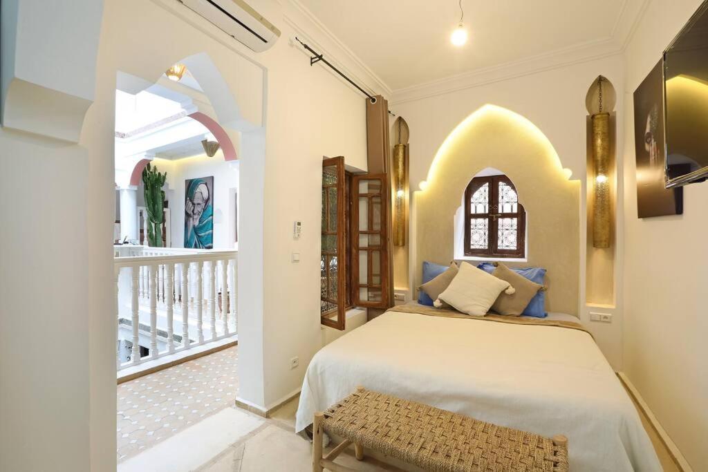Riad El Khir En Centre Ville Rooftop Et Bassin Marrakesch Exterior foto