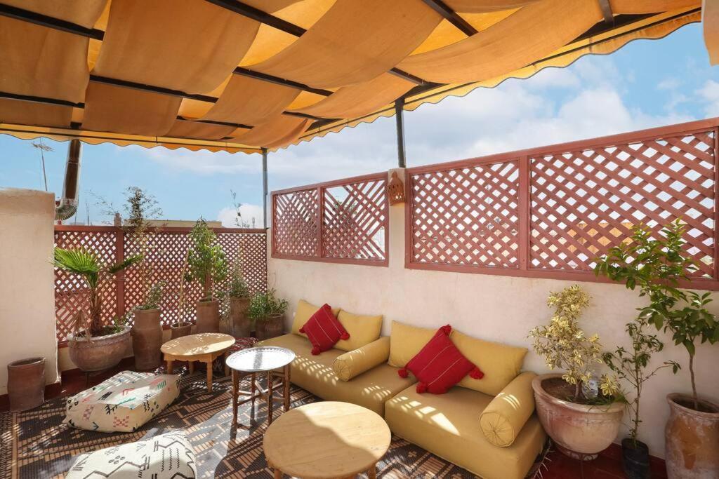 Riad El Khir En Centre Ville Rooftop Et Bassin Marrakesch Exterior foto